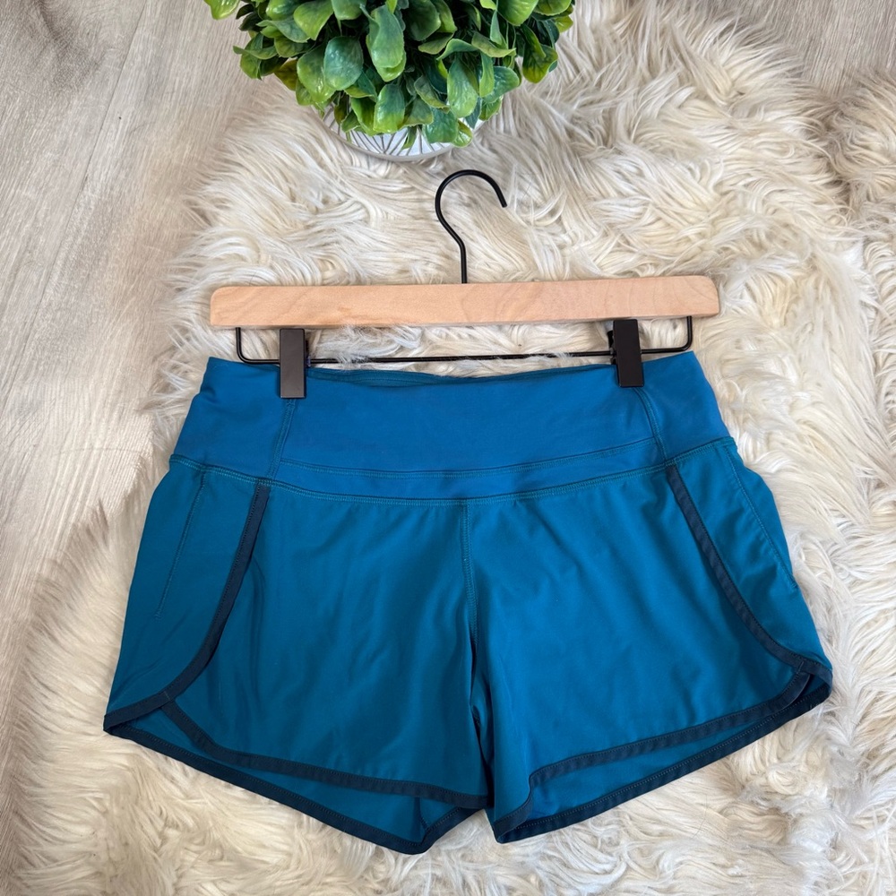 Lululemon Run Times Short Blue Tofino‎ Teal 4